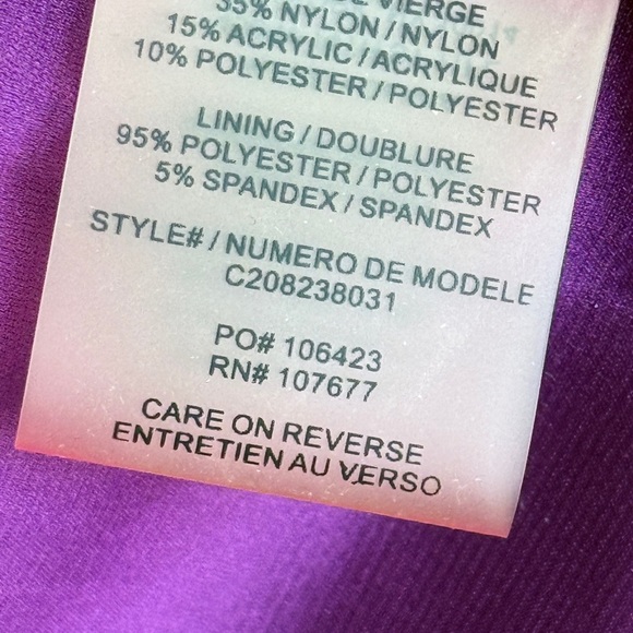 Alice+ Olivia Women's Black and White Polka Dot Pea Coat - Picture 10 of 10